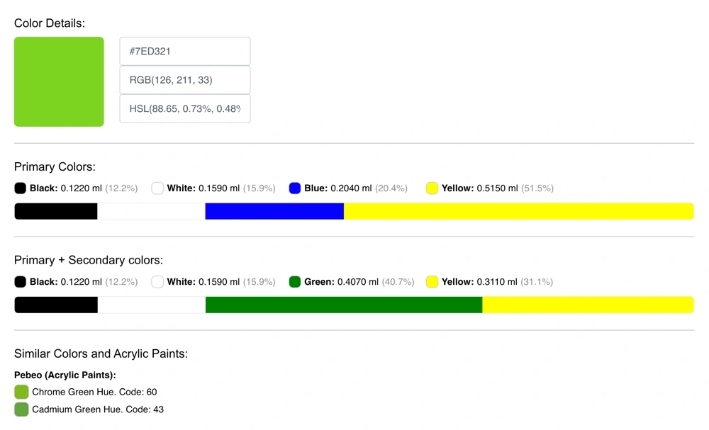 Приклад RYB-колеса