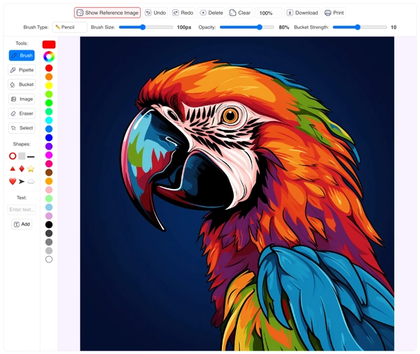 Coloring Editor Screenshot