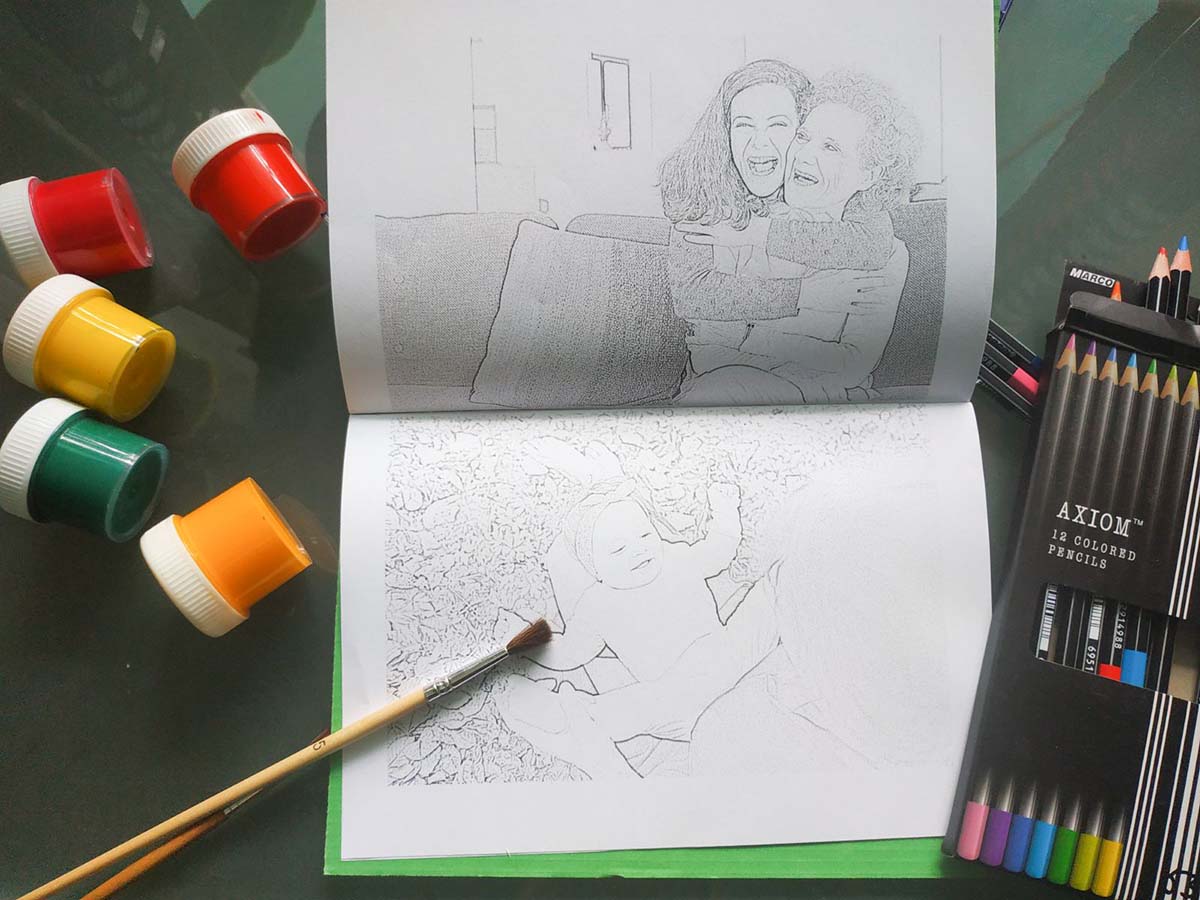 Free personalized coloring books for hundreds of thousands of