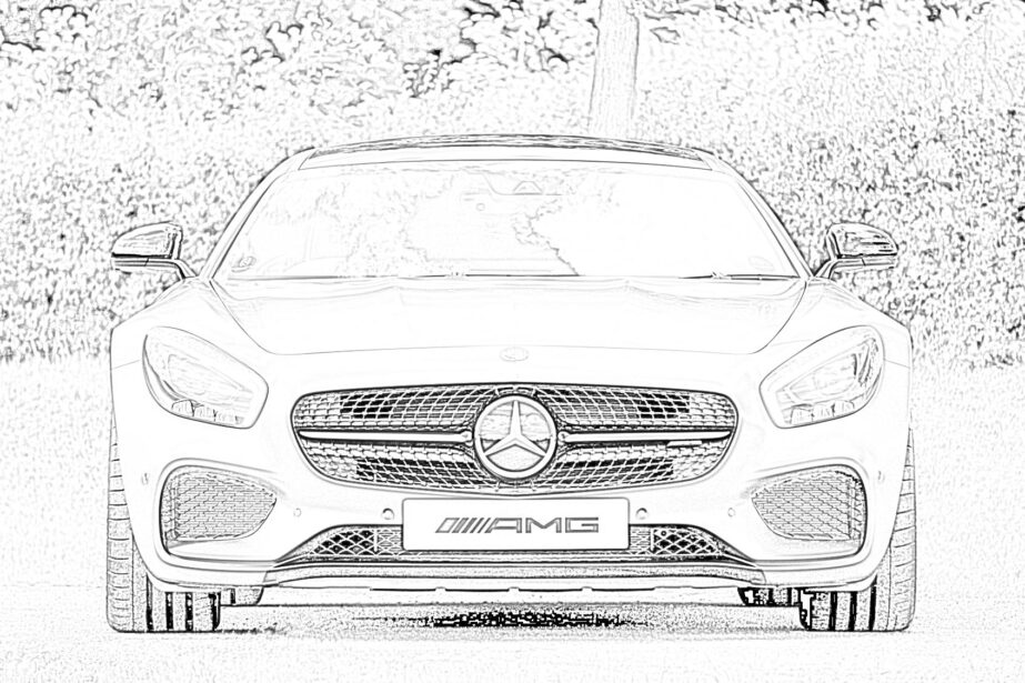 Mercedes Benz Coloring Page