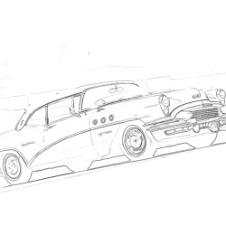 Police car - Printable Coloring page
