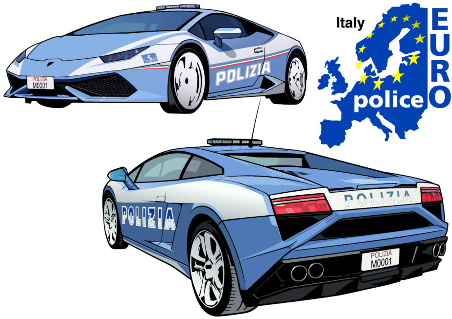 Police supercar - Original image