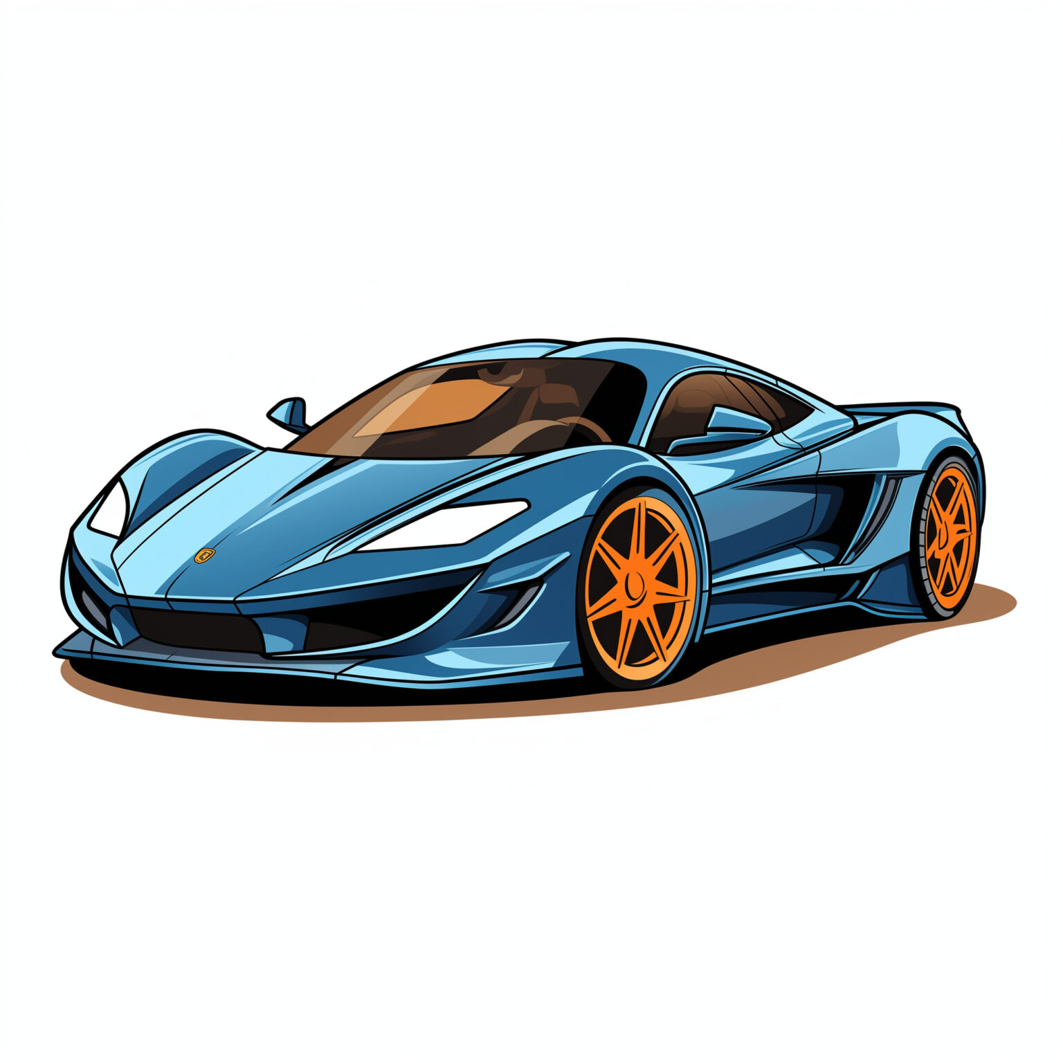 Supercar | Coloring Pages Mimi Panda
