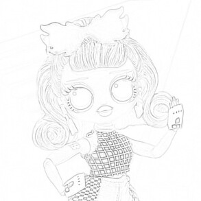 LOL Doll Speedster Coloring Page