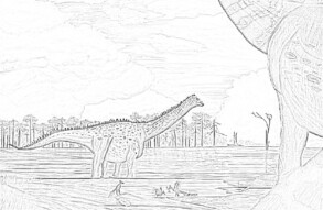 Tapuiasaurus Coloring Page