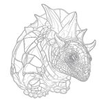 Pachyrhinosaurus Coloring Page