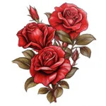 Roses Coloring Page 2 2