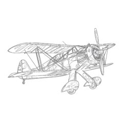 Jet Fighter - Printable Coloring page