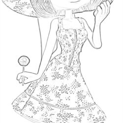 Like Barbie - Coloring page