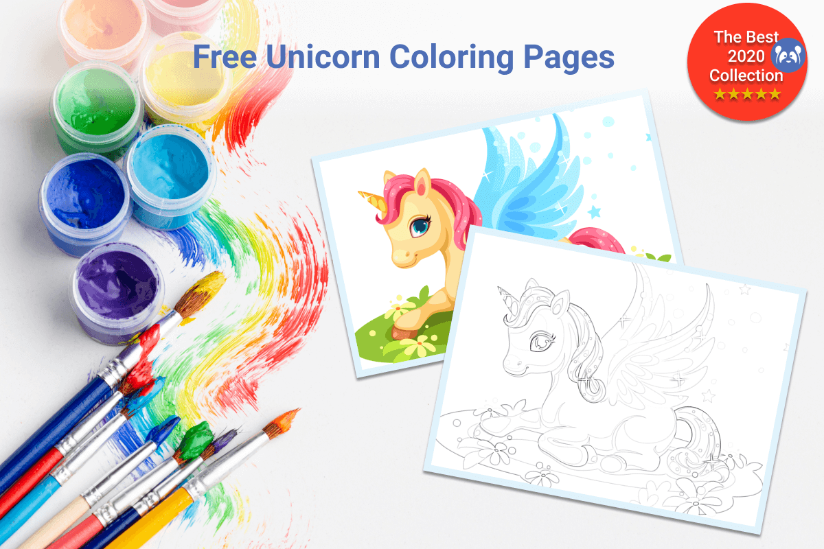 Download Free Unicorn Coloring Pages The Best Collection In 2020 Mimi Panda