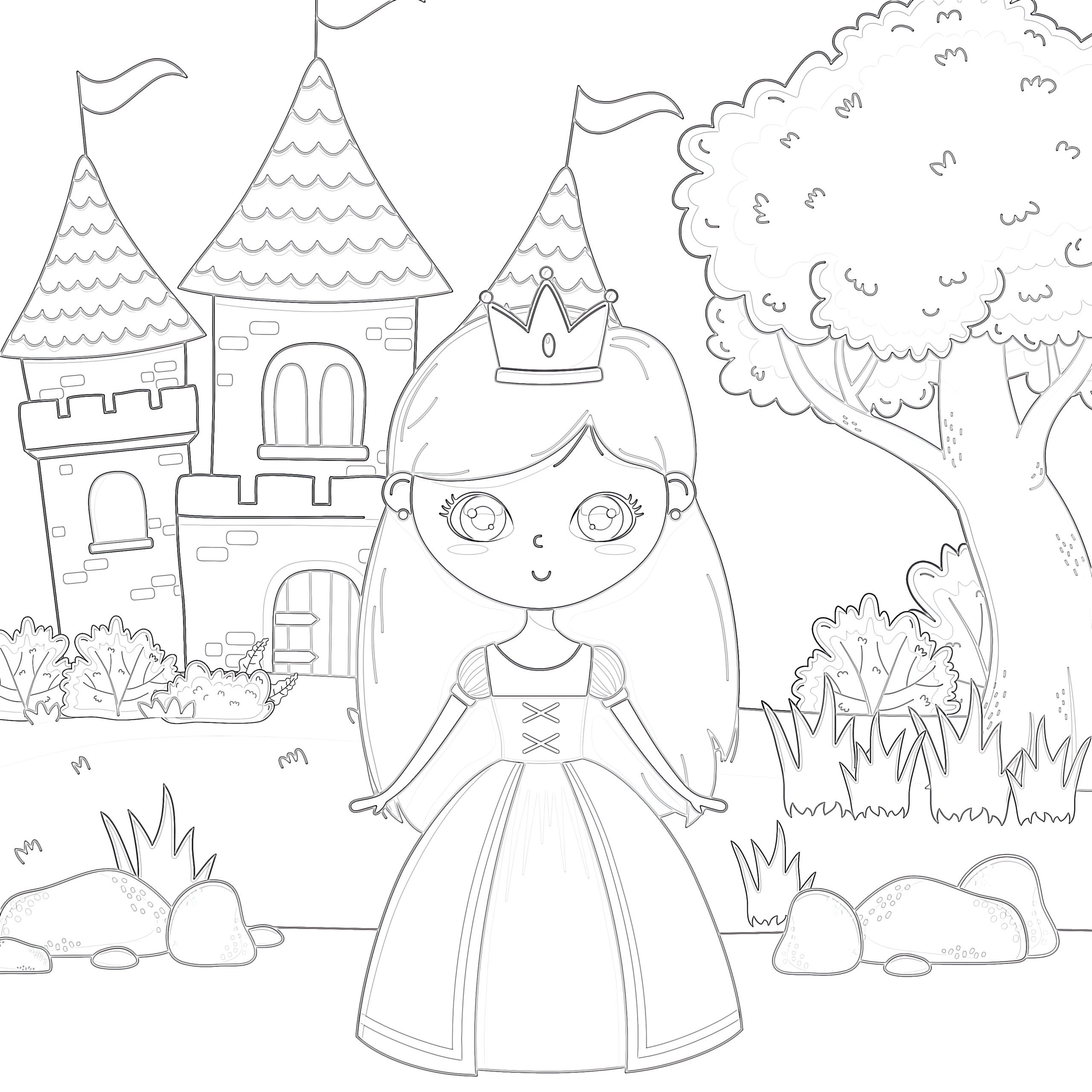 elsa building her palace coloring pages