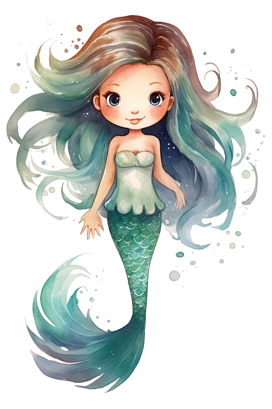 Like Ariel mermaid - Original image