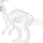 Parasaurolophus Coloring Page