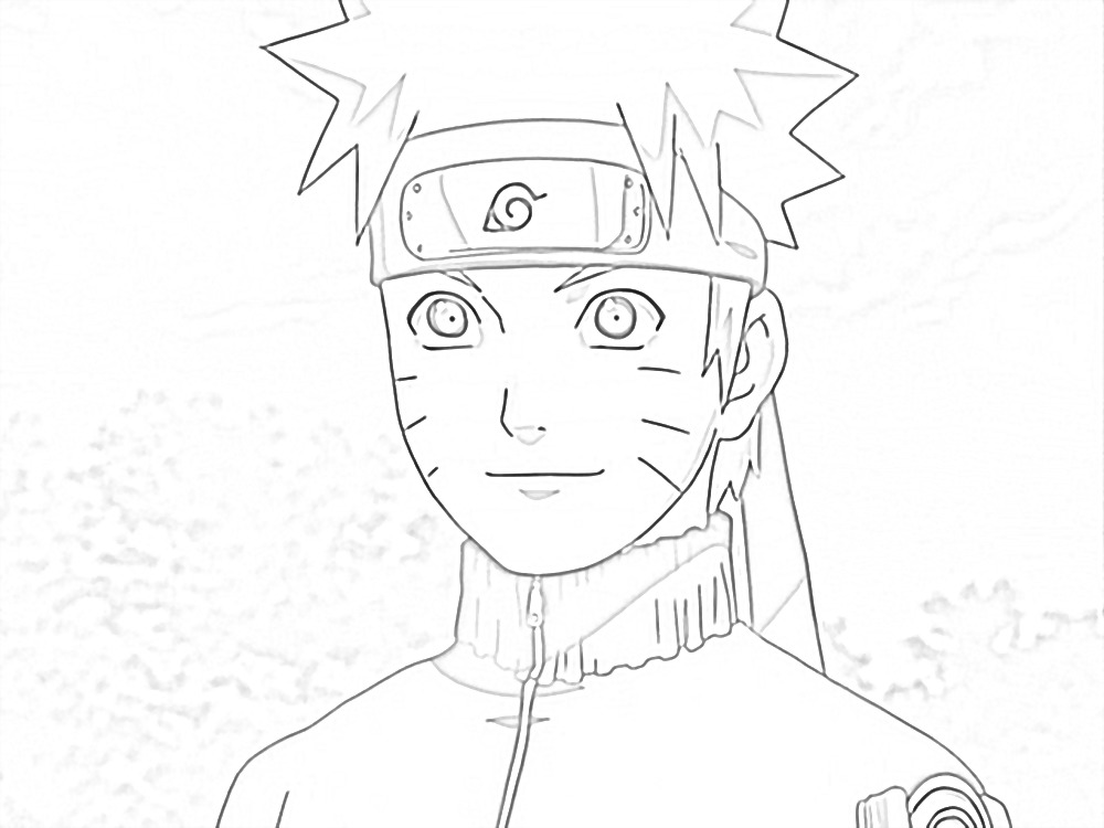 Naruto coloring page