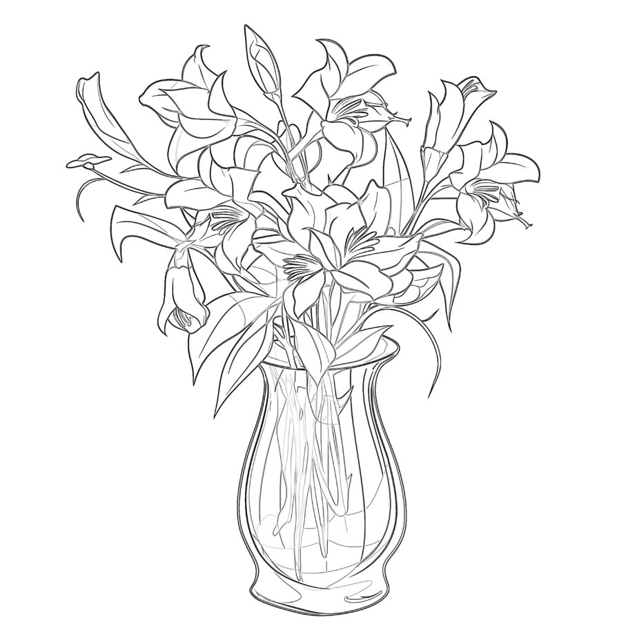 Bellflower Coloring Page