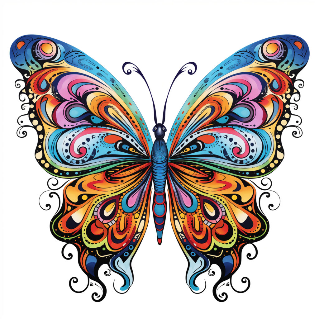 Butterfly Coloring Pages For Adults 