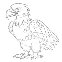 Eagle - Printable Coloring page