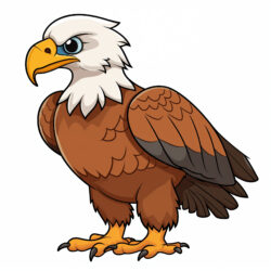 Eagle Ausmalbild Seite - Ursprüngliches Bild