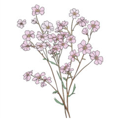 Gypsophila flowers - Origin image