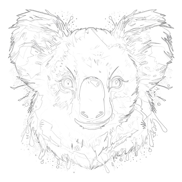 Online Coloring Koala Coloring Page Coloring Pages Mimi Panda