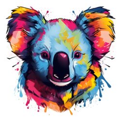 Koala Färbung Seite - Ursprüngliches Bild