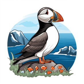 Puffin Coloring Page 2Original image