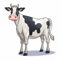 Vache Page à Colorier - Image d'origine