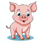 pig coloring page 2