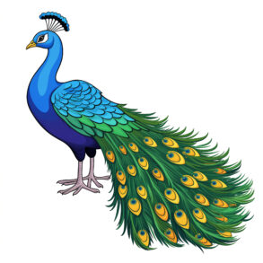 peacock coloring page 2Original image