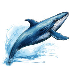 Baleine Page à Colorier - Image d'origine
