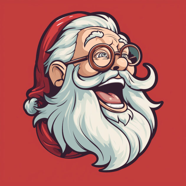 Printable Just say Ho Santa! Coloring Page - Mimi Panda