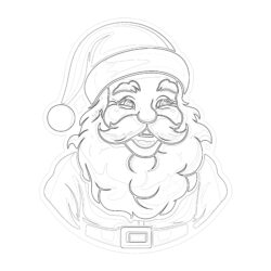 Santa Claus - Printable Coloring page