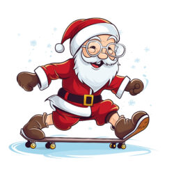 Skating Santa - Origin image