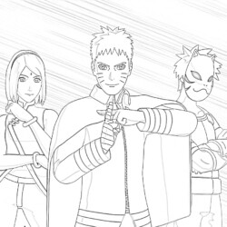 Fortnite Naruto - Coloring page