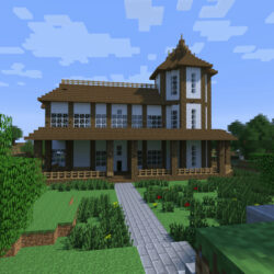 Minecraft House Tutotial - Origin image