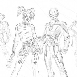 Fortnite Dc Skins - Coloring page