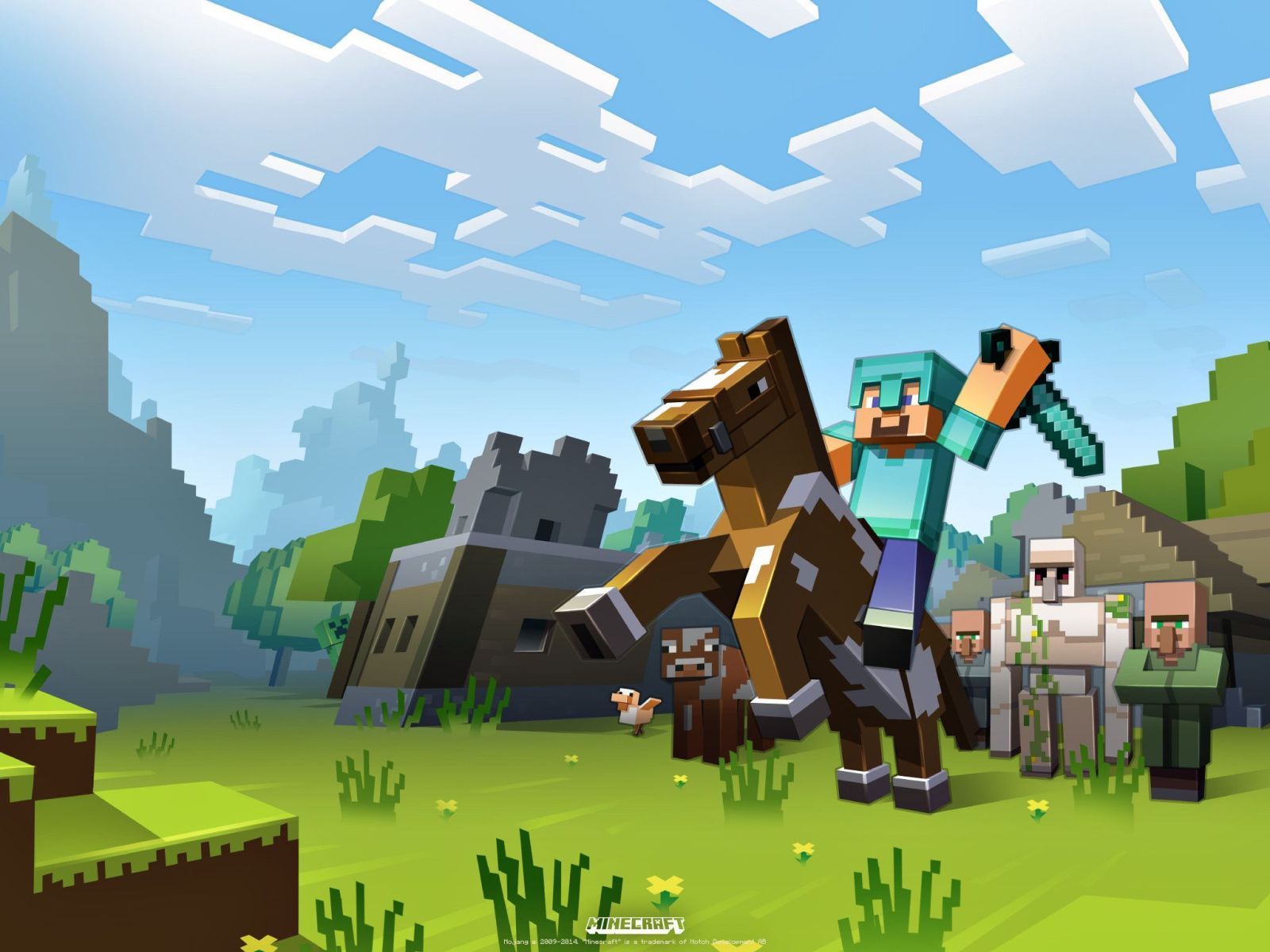 Minecraft Horse - Original image