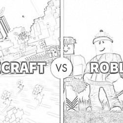 Minecraft Pocket Edition - Coloring page
