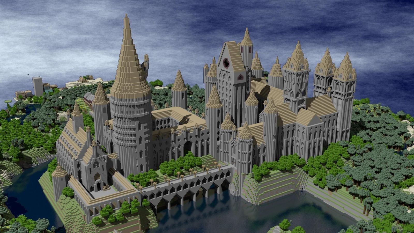 Minecraft Hogwarts - Original image