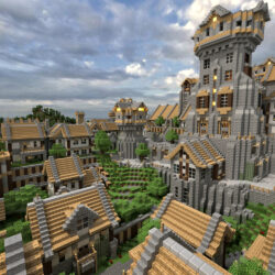 Minecraft Wallpaper House - Origin image