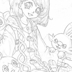 Pokemons Characters - Coloring page