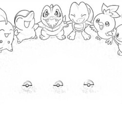 Little Pokemons - Coloring page