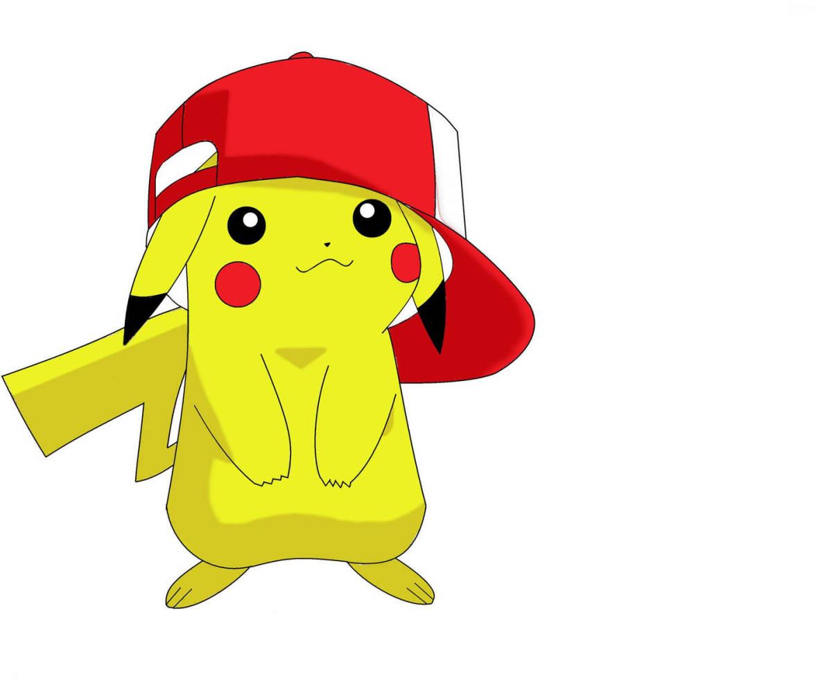 Pikachu with Cap - Original image