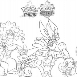 Pokemon Friends - Coloring page