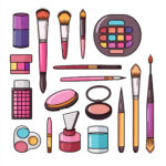 Makeup Tools Malvorlage 2