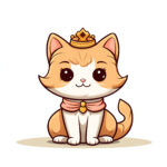 Princesse Chat Page À Colorier 2