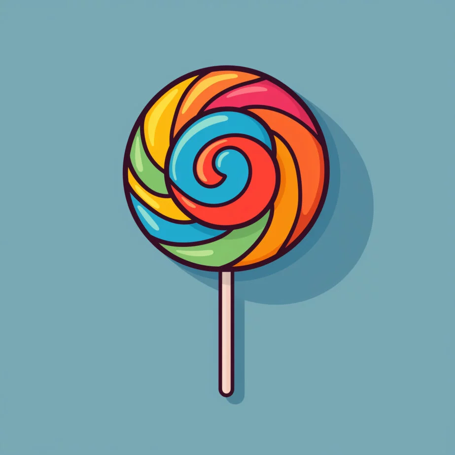 Sweet Lollipop Coloring Page 2Original image
