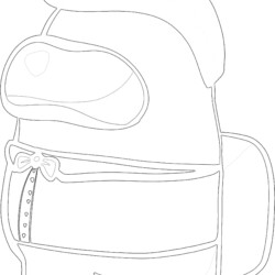 Among Us Skid and Pump - Coloring page