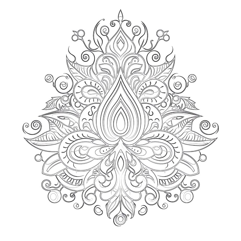 Adult Ornament Coloring Page
