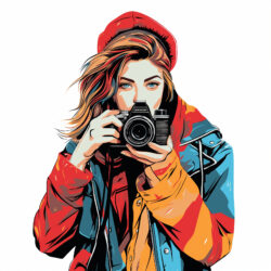 Girl With Camera - Origin image